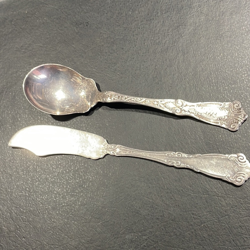 Sterling Butter Knife Sugar Spoon Servers
